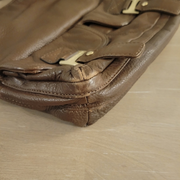 Michael Kors Brown Leather Shoulder Bag - Picture 8 of 16